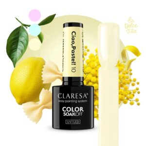 Claresa Lakier hybrydowy Ciao, Pastel! 10 – 5g pastelowy żółty, masełko — zdjęcie 1