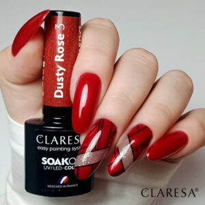 Claresa Lakier hybrydowy Dusty Rose 3 - 5g — zdjęcie 2