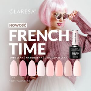 Claresa Lakier hybrydowy French Time 5 - 5g — zdjęcie 4