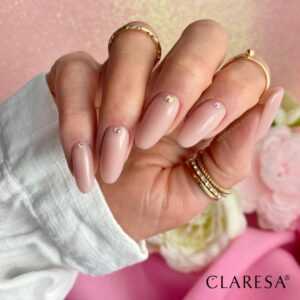 Claresa French Time 7 – Lakier hybrydowy transparentny beż 5 g — zdjęcie 5