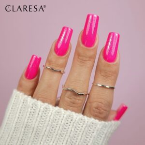 Claresa Lakier hybrydowy Funky disco 4 Pink fever -5g — zdjęcie 2