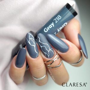 Claresa Lakier hybrydowy GRAY 218 -5g — zdjęcie 1