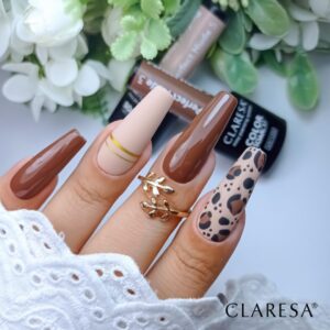 Claresa Lakier hybrydowy Perfect Nude 3 – czekoladowy brąz 5 g — zdjęcie 4