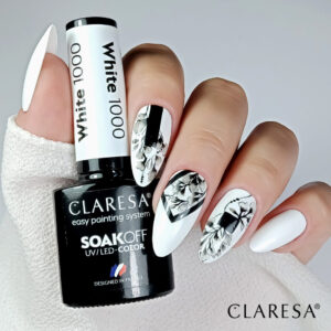 Claresa Lakier Hybrydowy White 1000 5g – klasyczna biel do stylizacji — zdjęcie 1