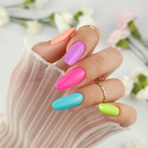 Claresa Lakier hybrydowy do paznokci Tropical Escape 5 neonowa limonka 5g — zdjęcie 1