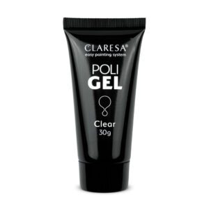 Claresa Poli Gel – żel budujący clear 30 g, akrylożel do paznokci