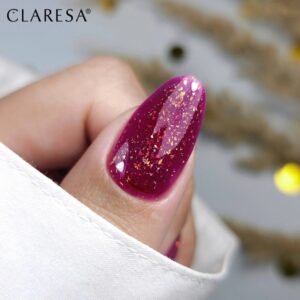 Claresa Rainbow Jello Base Amethyst – amarantowy, baza hybrydowa 5 g — zdjęcie 4