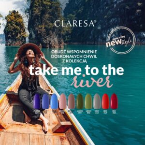 Claresa Red 418 5 g – klasyczna, głęboka czerwień lakier hybrydowy — zdjęcie 2