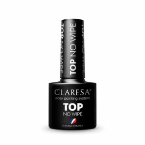 Claresa Top No Wipe 5g – uniwersalny top hybrydowy z połyskiem