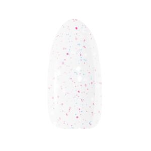 Claresa Top No Wipe Candy Rainbow 5g– top z pastelowym konfetti do paznokci — zdjęcie 2