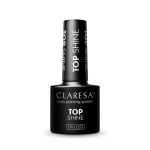 Claresa Top Shine 5g – transparentny top z połyskiem do paznokci hybrydowych
