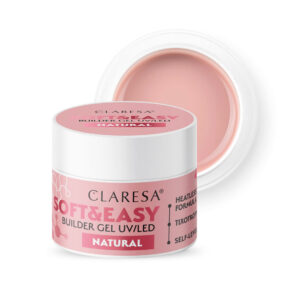Claresa SOFT&EASY Builder Gel – naturalny nude, żel budujący 12 g