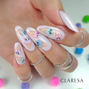 Claresa lakier hybrydowy Ice cream 6 -5g — zdjęcie 2