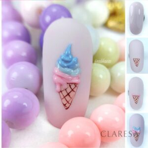 Claresa lakier hybrydowy Ice cream 6 -5g — zdjęcie 5