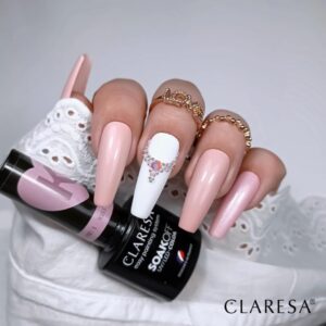 Claresa lakier hybrydowy do paznokci różowy Kiss Me! 2 – 5 g — zdjęcie 2