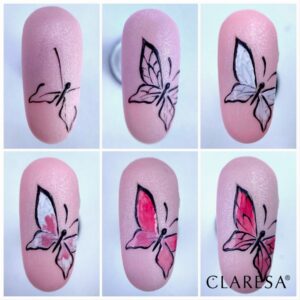 Claresa lakier hybrydowy do paznokci różowy Kiss Me! 2 – 5 g — zdjęcie 5