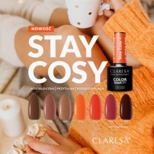Claresa lakier hybrydowy Stay Cosy 3 -5g — zdjęcie 5