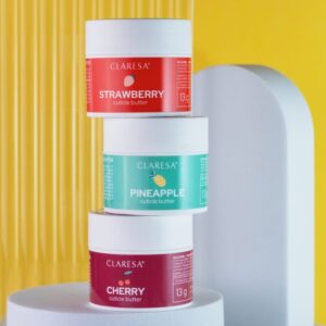 Claresa masełko do skórek Strawberry 13 g — zdjęcie 4
