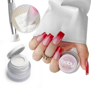 Clavier Baby Boomer żel 3w1 Nailsology R02 Strawberry 3g – ombre, art
