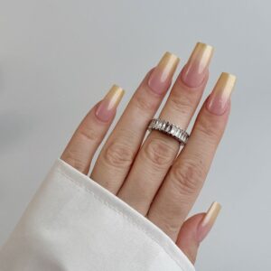 Clavier Baby Boomer żel 3w1 U01 Goldina 3g ombre art stamping — zdjęcie 3