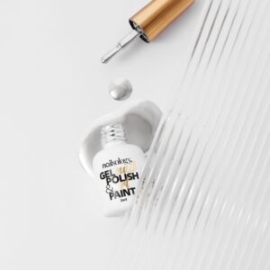 Clavier Lakier Hybrydowy 2w1 Nailsology Silver Sheen 8ml – Manicure & Zdobienia — zdjęcie 1
