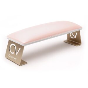 Clavier podpórka pod dłonie do manicure super soft – jasny róż-złota — zdjęcie 3
