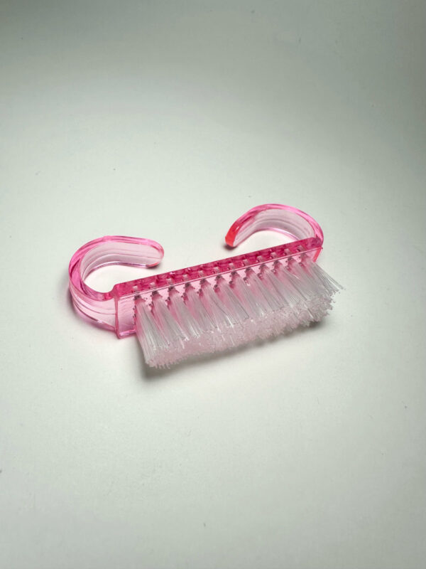 Clavier Szczoteczka Do Paznokci Manicure Pedicure 1szt Różowa