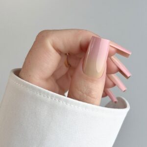 Clavier Żel Baby Boomer 3w1 Nailsology B03 Brulee kremowy róż 3g ombre — zdjęcie 4