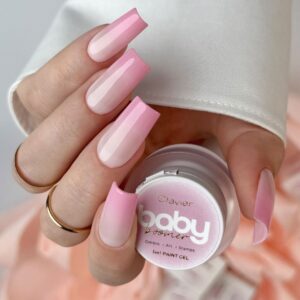 Clavier Żel Baby Boomer 3w1 Nailsology P01 Roselle różany pastel 3g ombre — zdjęcie 1