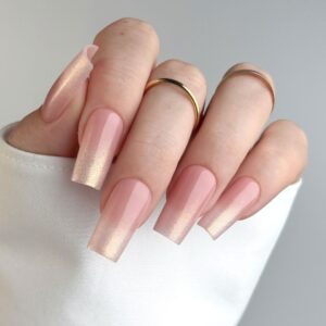 Clavier Żel Baby Boomer 3w1 Nailsology S02 Sheen szampański glow 3g ombre — zdjęcie 2