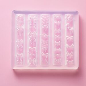 Clavier formy silikonowe 3D do zdobień paznokci kokardki nr 10 kokradki — zdjęcie 2