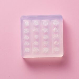 Clavier formy silikonowe do zdobień 3D Nail Art Forms nr 02 róże — zdjęcie 3