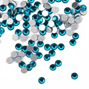 Cyrkonie do paznokci szklane SS10 Blue zircon 1440 szt. paczka — zdjęcie 2