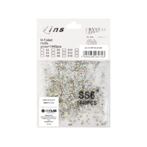 Cyrkonie do paznokci szklane SS6 Crystal AB 1440 szt