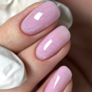 DIVNA Aura Gel 05 – różowy żel budujący z drobinkami do paznokci średniogęsty, 15 g — zdjęcie 2