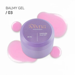 DIVNA Balmy Gel 03 30ml w słoiczku – Różowy żel o konsystencji bazy kauczukowej