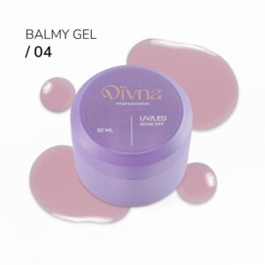 DIVNA Balmy Gel 04 NEW COLOR - Różowy Żel o Konsystencji Bazy (30 ml) do Wzmocnienia Paznokci