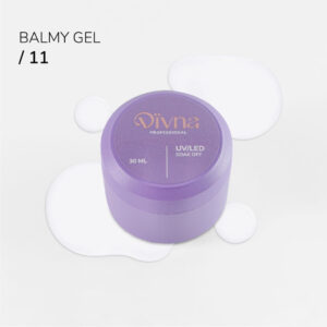 DIVNA Balmy Gel 11 mleczno biały żel budujący o konsystencji bazy 30 ml