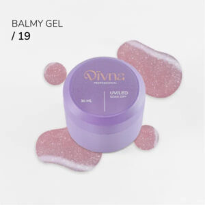 DIVNA Balmy Gel 19 o Konsystencji Bazy 30 ml – Brudno-Różowy Żel do Wzmacniania Paznokci