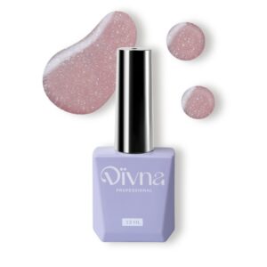 DIVNA Balmy Gel 19 różowy żel z drobinkami o konsystencji bazy 13 ml