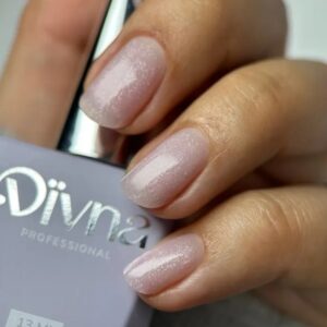 DIVNA Balmy Gel 19 – brudno-różowy średniogęsty żel budujący, 15ml, słoiczek — zdjęcie 2
