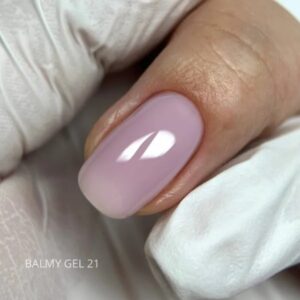 DIVNA Balmy Gel 21 13 ml – Różowy Żel o Konsystencji Bazy do Wzmocnienia Paznokci — zdjęcie 1