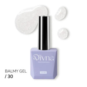 DIVNA Balmy Gel 30 mleczny żel z drobinkami 13 ml do paznokci