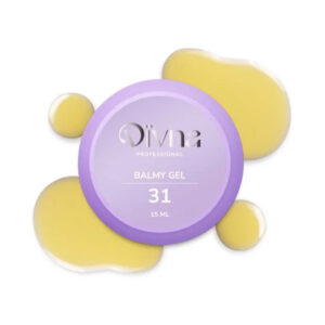 DIVNA Balmy Gel 31 – żółty żel budujący o konsystencji Rubber Base, 15 ml