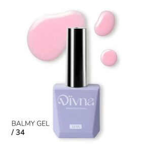 DIVNA Balmy Gel 34 13ml – Różowy żel o konsystencji bazy kauczukowej