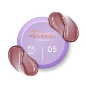 DIVNA Fix Jelly Gel 05 kolorowy żel budujący galaretka 20 ml do paznokci