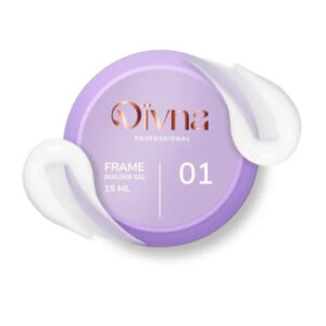 DIVNA Frame Builder Gel 01 15 ml biały żel budujący do paznokci