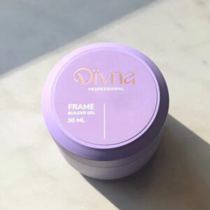 DIVNA Frame Builder Gel 02 30 ml - Żel Budujący Przezroczysty, Idealny do Przedłużania Paznokci — zdjęcie 1