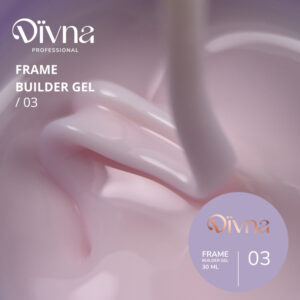 DIVNA Frame Builder Gel 03 30 ml - Żel Budujący do Paznokci, Samopoziomujący — zdjęcie 1
