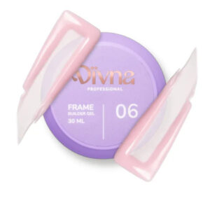 DIVNA Frame Builder Gel 06 30 ml – Żel Budujący Jednofazowy, Przezroczysty do Paznokci